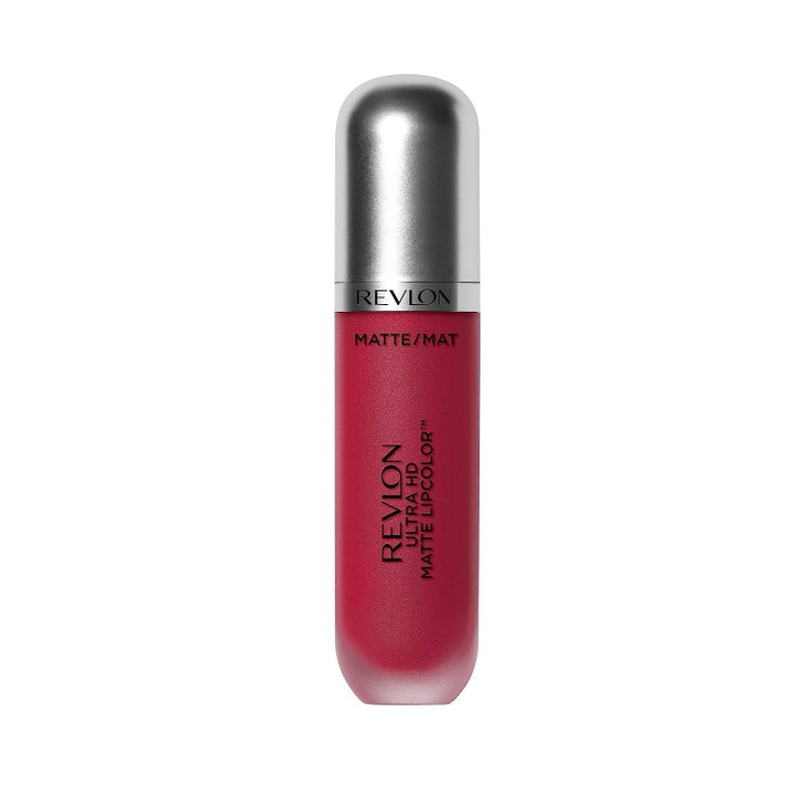 Revlon Ultra HD Matte Lipcolor Velvety Lightweight Matte Liquid Lipstick in Pink Obsession 605 02 oz