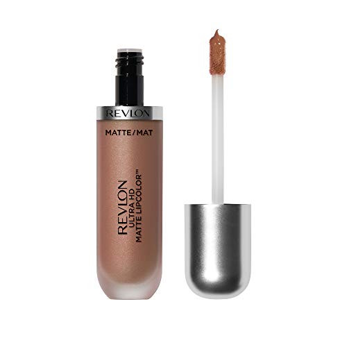 Revlon Ultra HD Matte Lipcolor Velvety Lightweight Matte Liquid Lipstick in Nude Brown Seduction 630 02 oz