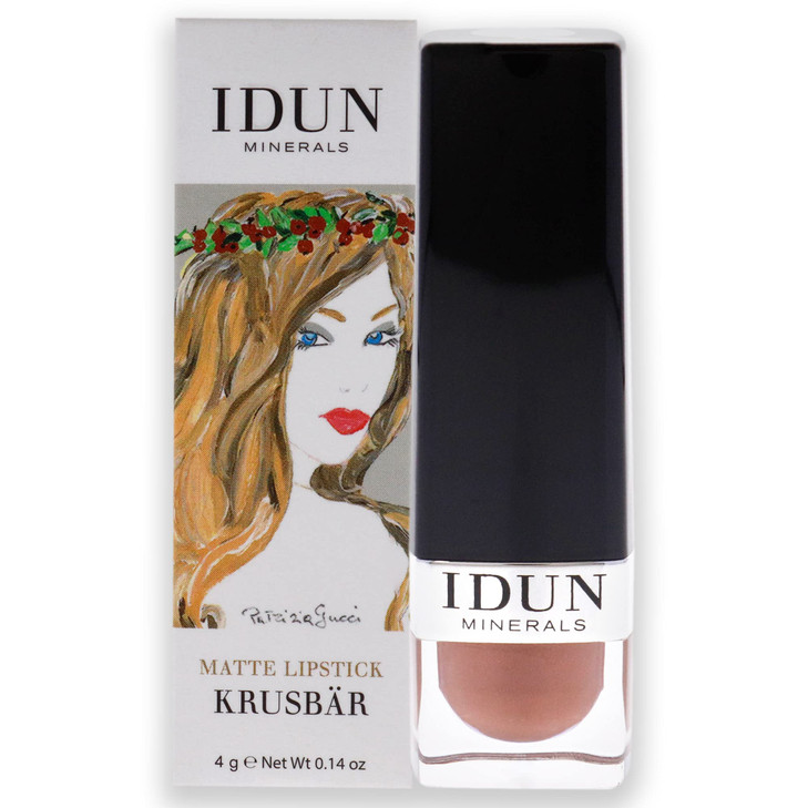 IDUN Minerals Matte Lipstick Vegan Formula Highly Pigmented Rich Color Payoff Long Lasting Wear Suitable For All Skin Ty