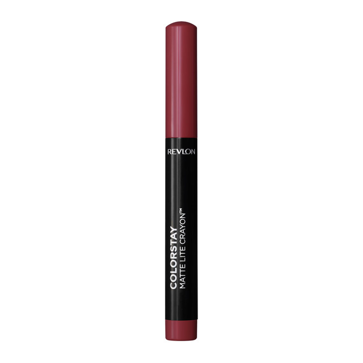 REVLON ColorStay Matte Lite Crayon Lipstick with Builtin Sharpener Smudgeproof WaterResistant NonDrying Lipcolor 011 Lif