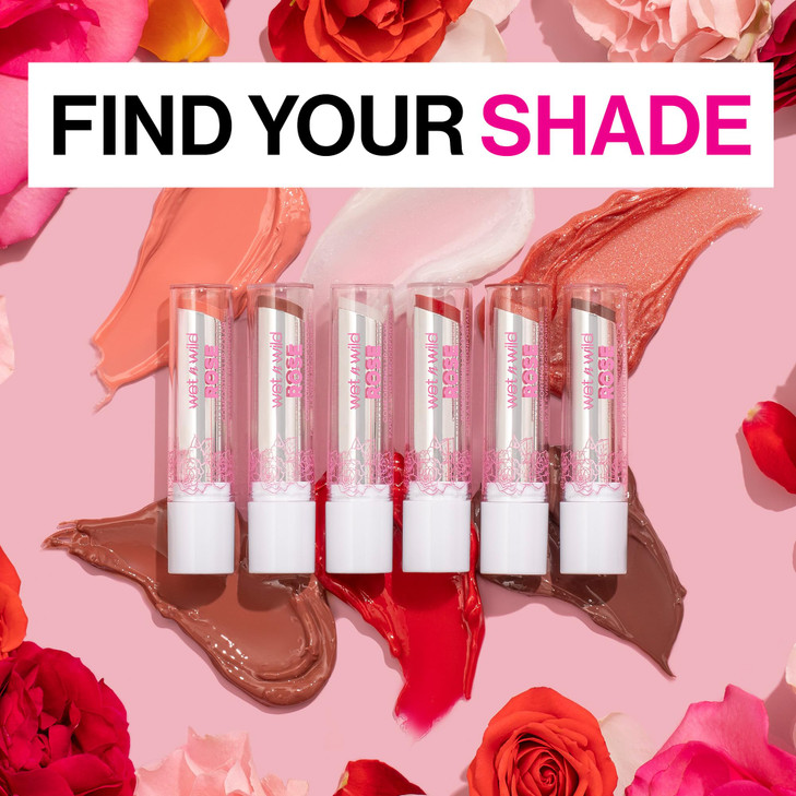 wet n wild Rose Comforting Glossy Natural Lipstick Red Soft N Juicy