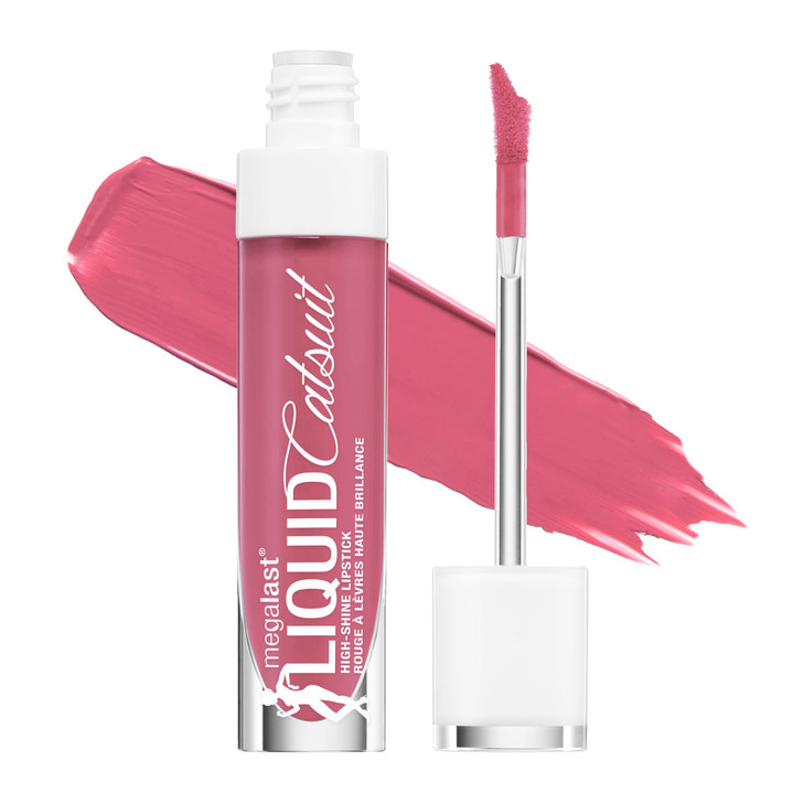 wet n wild Mega Last Catsuit HighShine Liquid Lipstick Pink Taffy Tantrum
