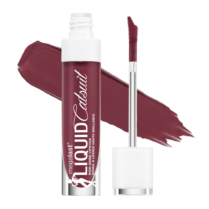 wet n wild Mega Last Catsuit HighShine Liquid Lipstick Purple Wine Is The Answer