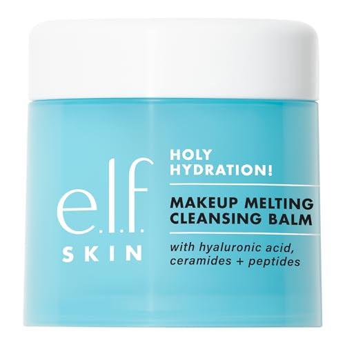 elf SKIN Holy Hydration Makeup Melting Cleansing Balm Face Cleanser Makeup Remover Infused with Hyaluronic Acid to Hydra