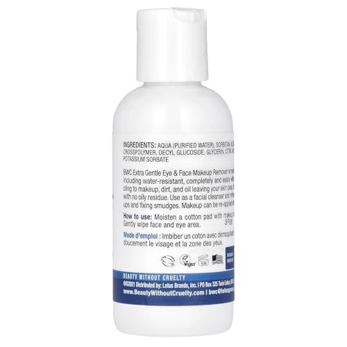 Beauty Without Cruelty Extra Gentle Eye MakeUp Remover 4 oz