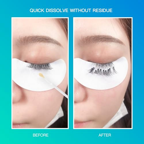 iLaesh Eyelash Extension Remover Cream 15g 052 oz Glue Remover Fast Lash Adhesive Dissolution Sensitive Skin Low Irritat
