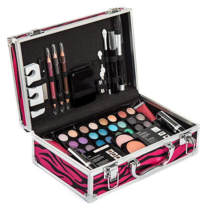 Vokai Makeup Kit Gift Set 51 Piece 32 Eye Shadows 2 Blushes 2 Lip Glosses 2 Lipsticks 2 Eye Liner Pencils 1 Lip Liner Pe