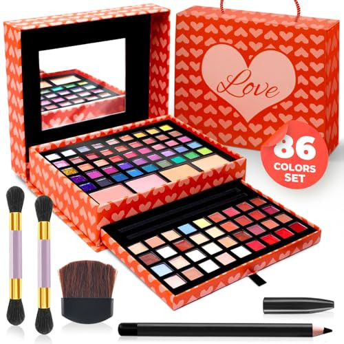 Toysical 2Tier Makeup for Teens 1012 Kids Makeup Kit for Girl Real Washable for Teen Girls or Women Non Toxic Gift Set 8