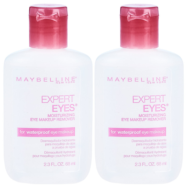 Maybelline New York Expert Eyes Moisturizing Eye Makeup Remover 2 Count