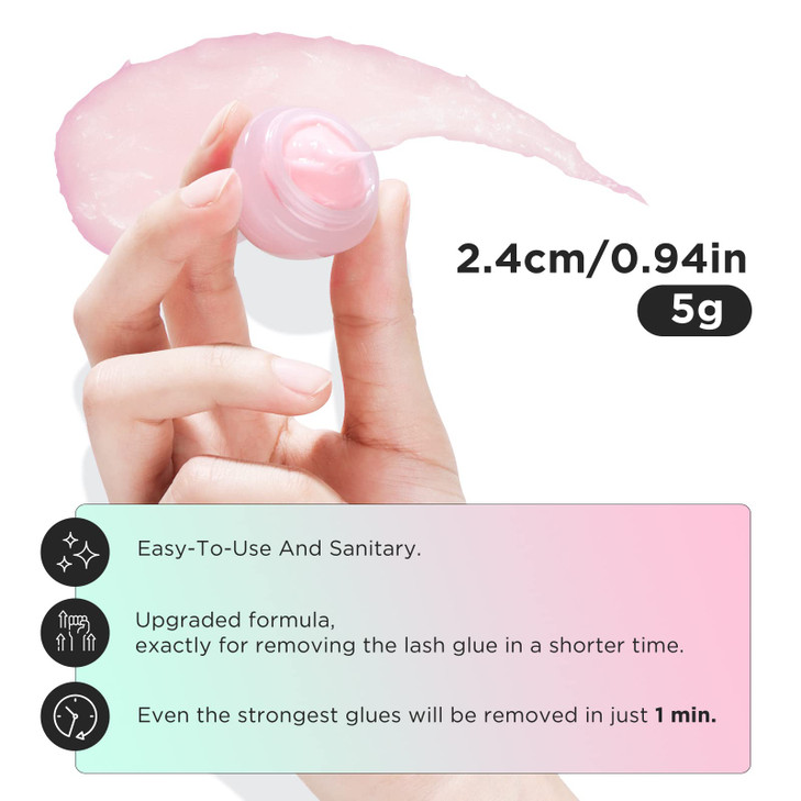 LASHVIEW Eyelash Extension Remover Cream Special LILY Flavor Lash Extension Remover Cream Professional Eyelash Extension
