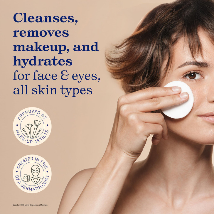 Embryolisse Gentle Waterproof Makeup Remover Milk 4in1 Hydrating Facial Cleanser for Sensitive Skin with Aloe Vera Shea