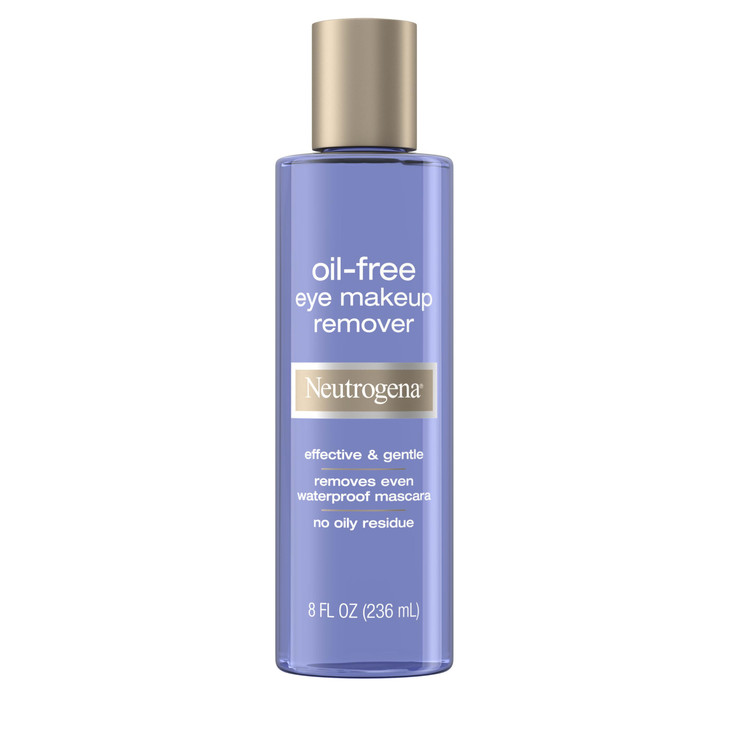 Neutrogena Gentle OilFree Eye Makeup Remover Cleanser for Sensitive Eyes Dissolves Waterproof Mascara NonGreasy Liquid M