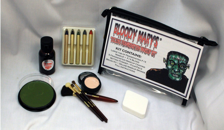 Frankenstein Monster Makeup Kit By Bloody Mary Special Effects Halloween Costume Decoration Professional Foundation Make