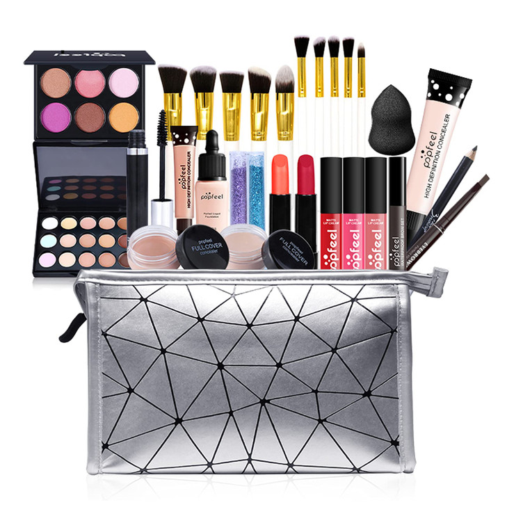 All in One Makeup Kit Makeup Kit for Women Full KitMultipurpose Makeup KitCosmetic Starter Beauty Kit Include Makeup Bru