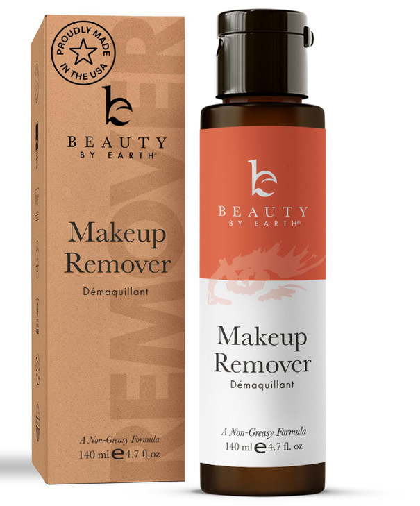 Makeup Remover USA Made with Natural Organic Ingredients Face and Eye Make Up Remover Use with Wipes or Cotton Pads Gent