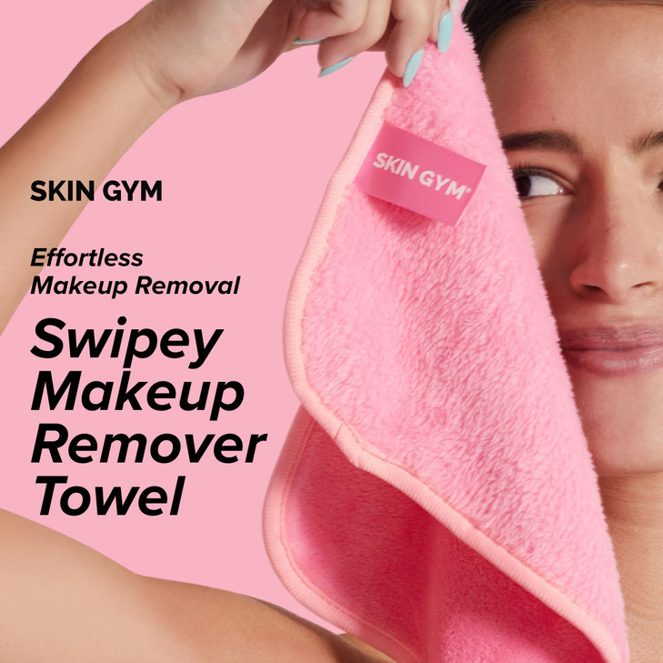 Skin Gym Cleanie Reusable Makeup Remover Pad XL Removes Makeup with water No chemicals No harsh Fibers