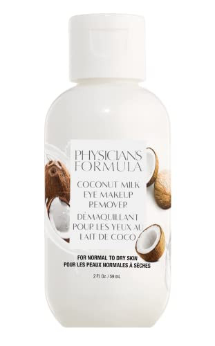Physicians Formula Eye Makeup Remover Coconut Milk Waterproof Eye Makeup Remover Dermatologist Tested OilFree for Sensit