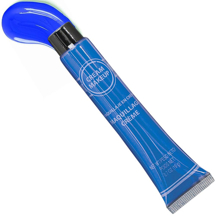 Blue Cream Makeup Tube 07 oz Pack of 1 Vibrant Color Pigmented Perfect for Festive Creative Looks
