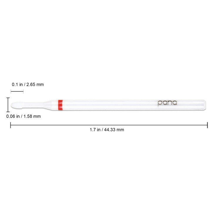 PANA 332 Cuticle Clean White Ceramic Nail Carbide Bit Grit Fine F
