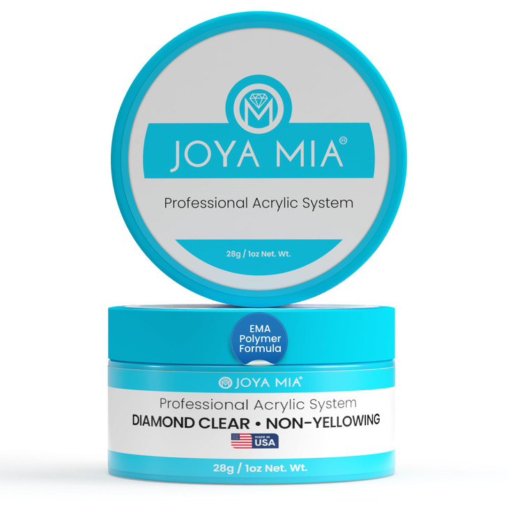 Joya Mia Acrylic Powder for Nails MMAFree Super Adhesion Professional Powder for Flawless LongLasting Nail Enhancements
