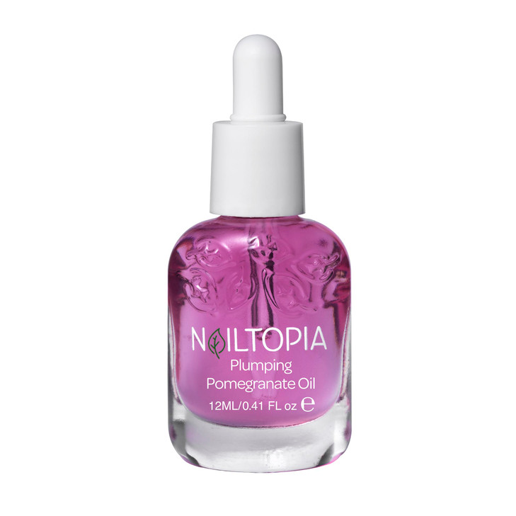 Nailtopia Fresh Moisturizing and Replenishing Pomegranate Oil Cuticle Oil for Nails Hydrating Skin and Cuticle Softener