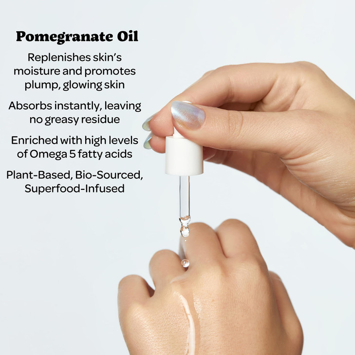 Nailtopia Fresh Moisturizing and Replenishing Pomegranate Oil Cuticle Oil for Nails Hydrating Skin and Cuticle Softener