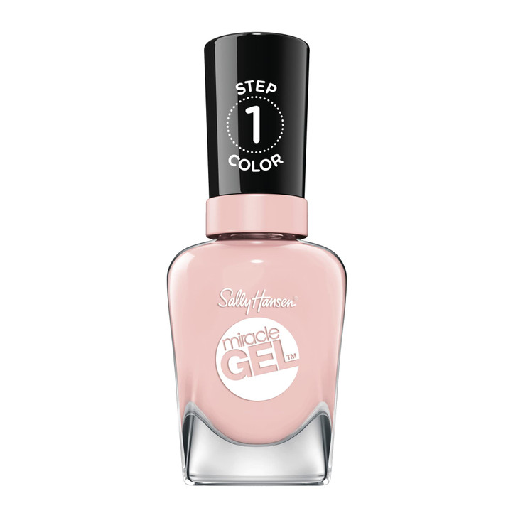Sally Hansen Miracle Gel Salon Quality Nail Polish GelLike Formula TwoStep System No UV Light Needed Long Lasting Semiop