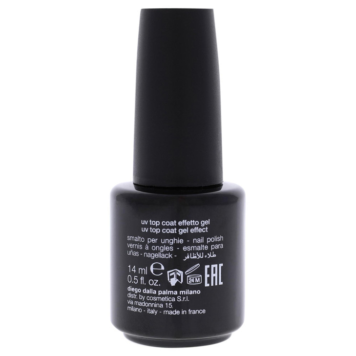 Diego dalla Palma Uv Nail Polish Top Coat Gel Effect Promotes Perfect Polish Adherence Prevents Streaks Quickly Dries In