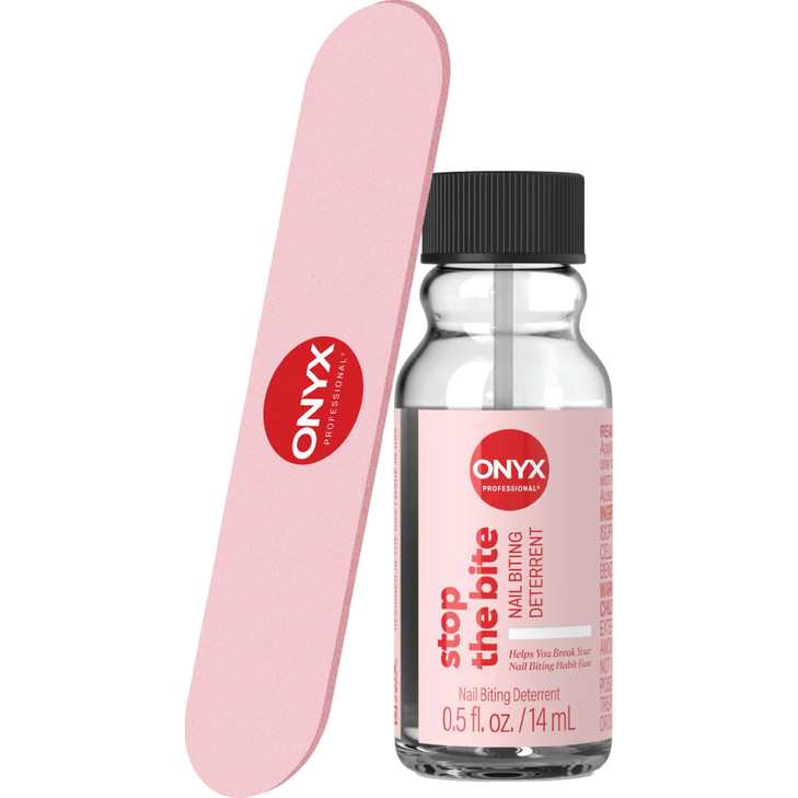 Onyx Professional Stop the Bite Nail Biting Prevention Polish 05 Fl Oz Made in USA Stop Nail Biting No Bite Nail Polish