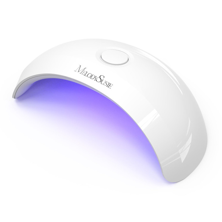 MelodySusie PocketSized LED UV Nail Lamp with UltraLightweight Design PART04 UV Light Cures All Soft Gels at Home Especi