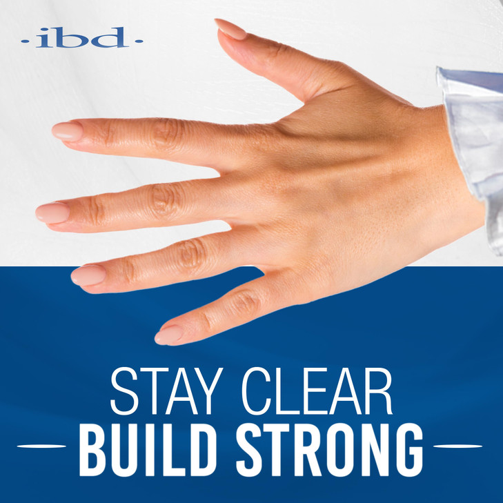 IBD Hard Gel LEDUV Gels Builder Gel Clear 05 oz