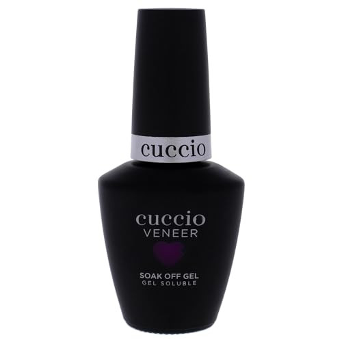 Cuccio Veneer Gel Nail Polish Soak Off Lacquer for Manicures Pedicures Full Coverage Long Lasting High Shine Cruelty Glu