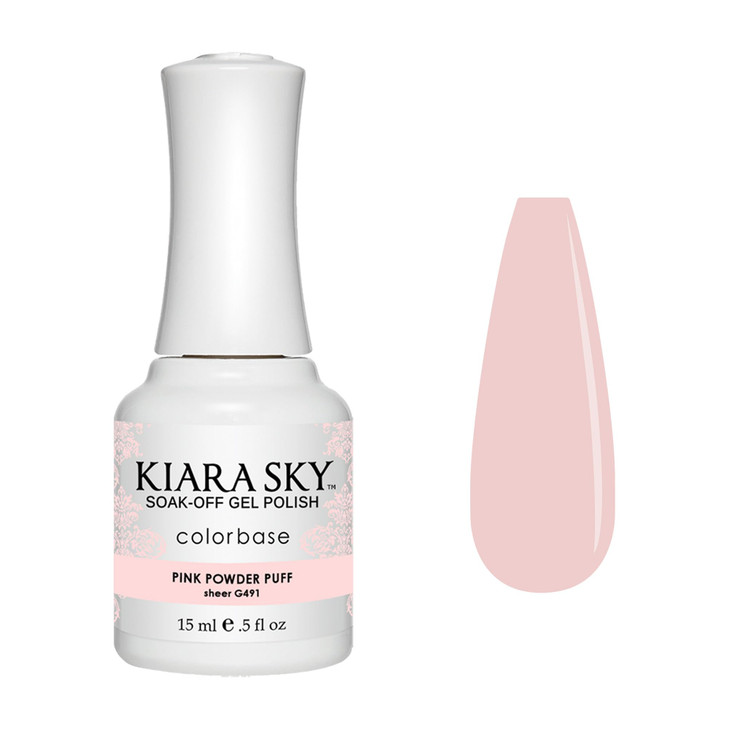 KIARA SKY Soak Off Gel Nail Polish 05 fl oz PINK POWDERPUFF G491
