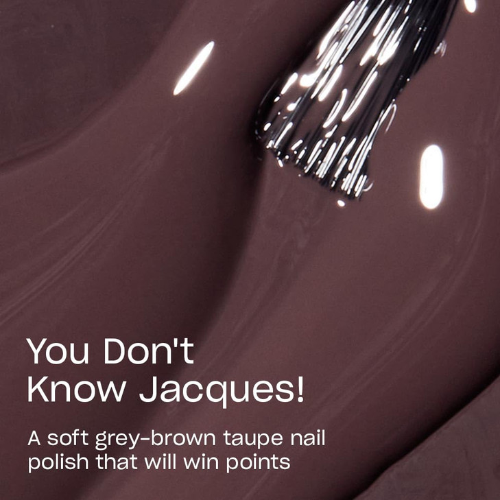OPI Nail Lacquer You Dont Know Jacques Opaque Dark Brown Crme Chip Resistant Nail Polish Vegan Fast Drying Streak Free