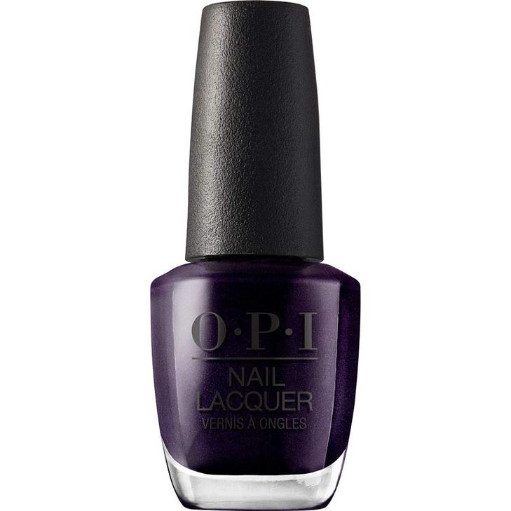 OPI Nail Lacquer OPI Ink Opaque Dark Purple Shimmer Chip Resistant Nail Polish Fast Drying Streak Free