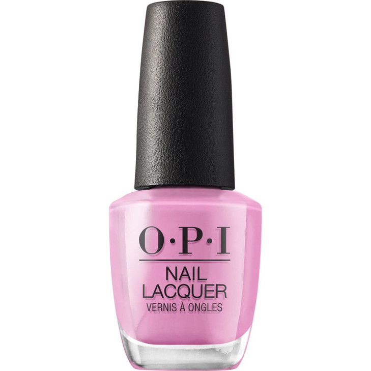OPI Nail Lacquer Lucky Lucky Lavender Opaque Soft Purple Crme Chip Resistant Nail Polish Fast Drying Streak Free