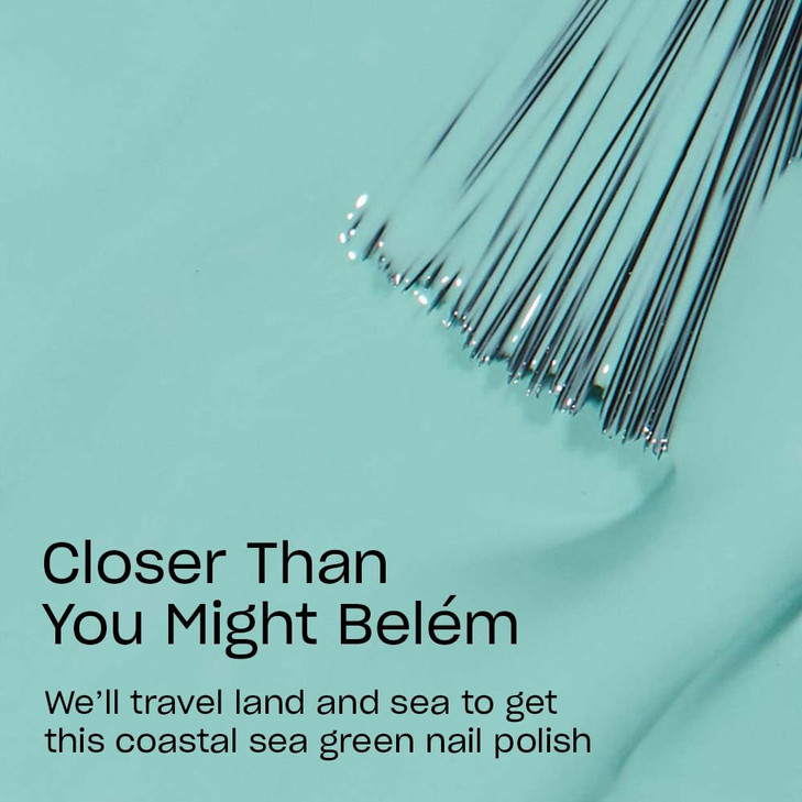 OPI Nail Lacquer Closer Than You Might Belm Opaque Soft Blue Crme Chip Resistant Nail Polish Lisbon Collection