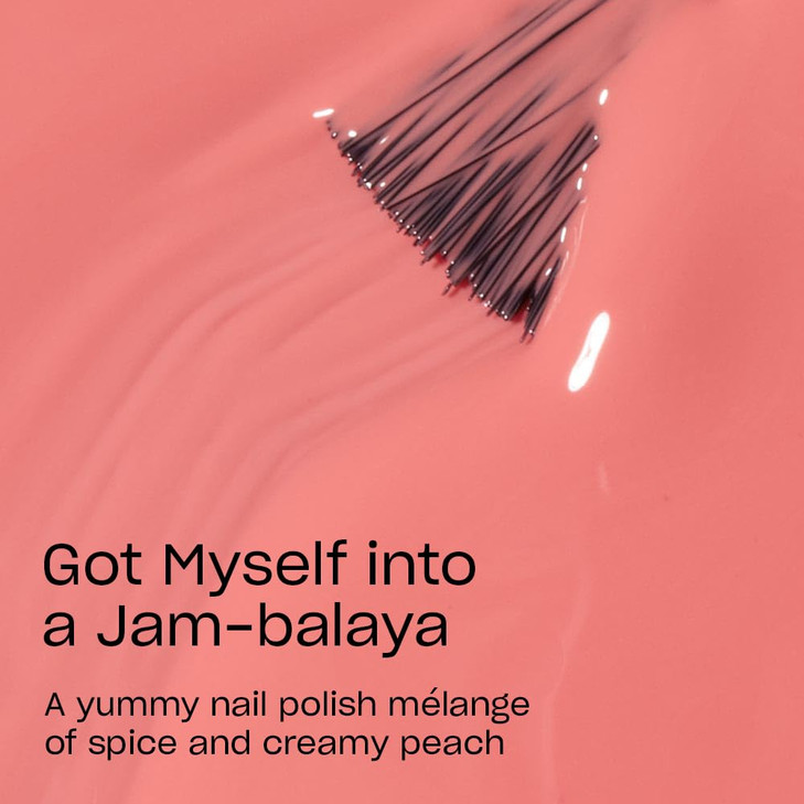 OPI Nail Lacquer Got Myself into a Jambalaya Opaque Soft Orange Crme Chip Resistant Nail Polish Fast Drying Streak Free