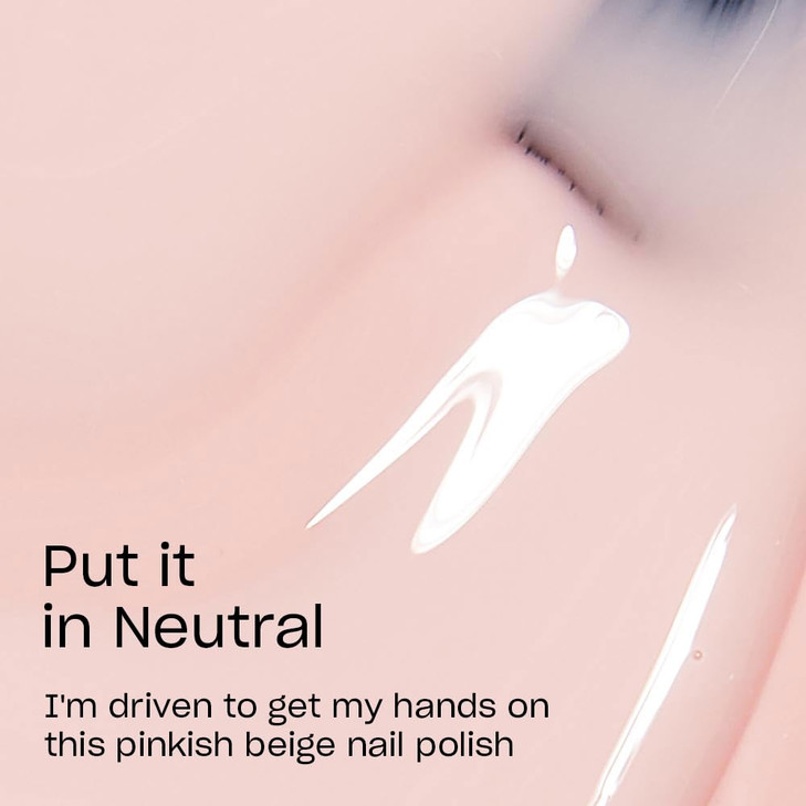 OPI Nail Lacquer Put it in Neutral Sheer Soft Pink Crme Chip Resistant Nail Polish Fast Drying Streak Free