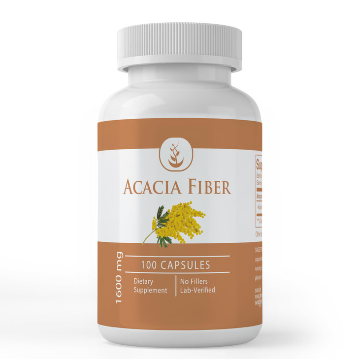 PURE ORIGINAL INGREDIENTS Acacia Fiber, (100 Capsules) Pure, No Additives Or Fillers, Lab Verified online at globaldelivered