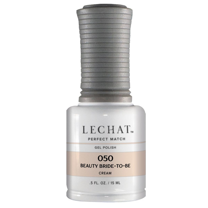 LeChat Perfect Match Gel Polish Beauty BrideToBe Light Beige Pink with Cream Finish 05 Ounce Easy Application Soak Off F