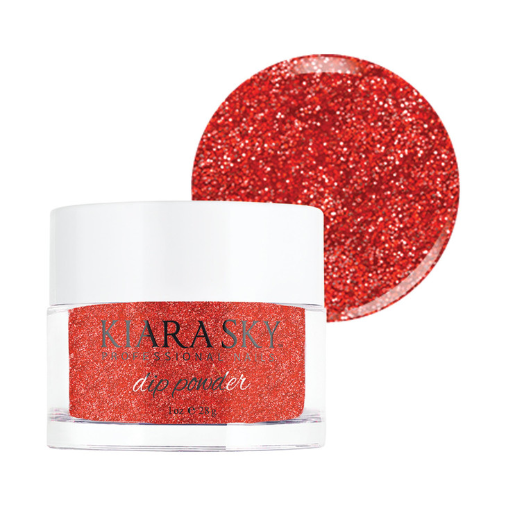 Kiara Sky Dip Powder Red Tones 1 oz Passion Potion