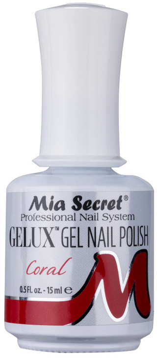 Mia Secret Professional Nail System Gelux UV Gel Soak off Gel Polish Collection 5 oz Coral