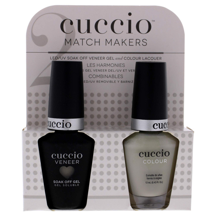 Cuccio Matchmaker Colour Nail Lacquer Veneer Gel Polish For Manicures Pedicures Full Coverage Long Lasting High Shine Cr