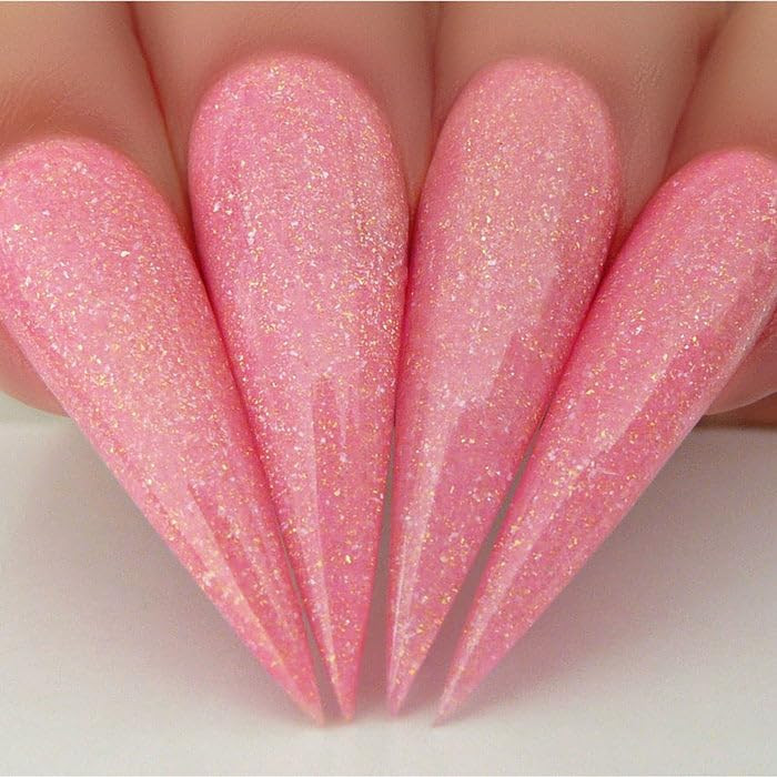 Kiara Sky Glow Collection LongLasting and Lightweight Nail Dipping Powder 1 oz Activate with UV LED or Sunlight Pink Pro