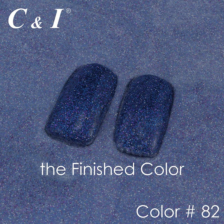 C I Dipping Powder Color No010 Glitter Silver Pearl Shine Color System