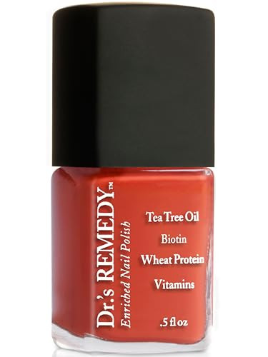 Drs Remedy Enriched Nail Polish Non Toxic All Natural and Organic Doctor Formulated Strengthens Restores Heals and Prote