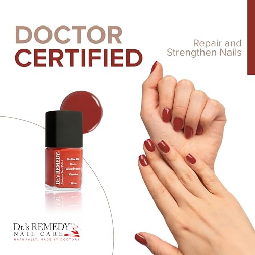 Drs Remedy Enriched Nail Polish Non Toxic All Natural and Organic Doctor Formulated Strengthens Restores Heals and Prote