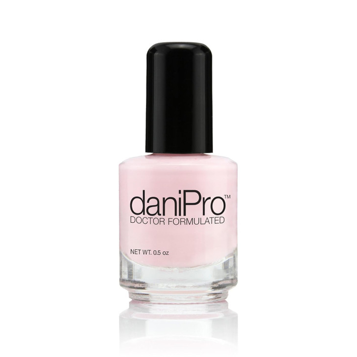 daniPro Doctor Formulated Nail Polish Love is All pink Fingernail Polish Toenail Polish 05 oz with Undecylenic Acid Biot