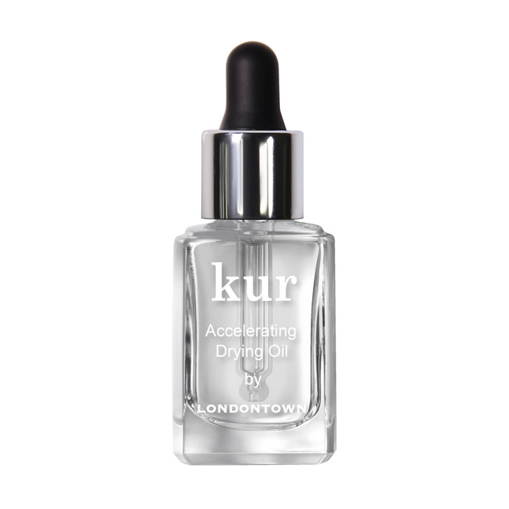 LONDONTOWN Accelerating Drying Oil Quick Dry Polish Drying Drops with Botanical Oils Vitamin B5 Reduces Smudges Adds Shi